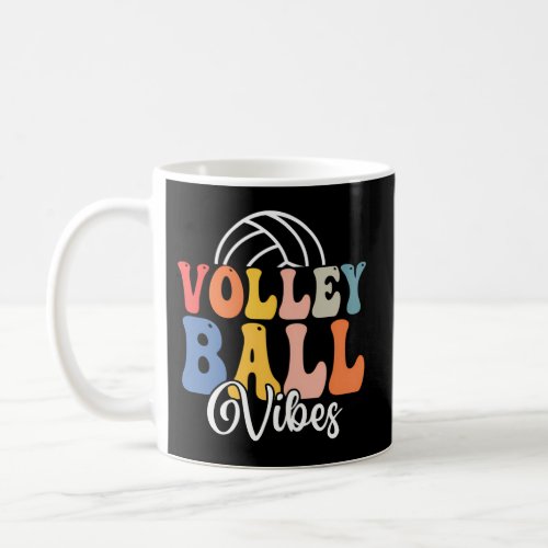 Team Sport Volleyball Vibes Funniest Volleyball Me Coffee Mug