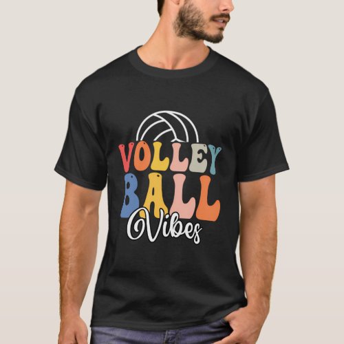 Team Sport Volleyball Vibes Funniest Volleyball Me T_Shirt