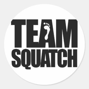 TEAM SQUATCH CLASSIC ROUND STICKER