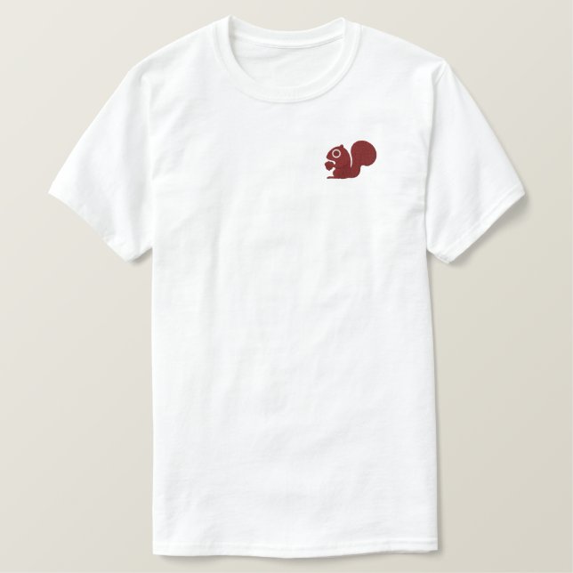 Team Squirrel Embroidered Hoodie (Design Front)