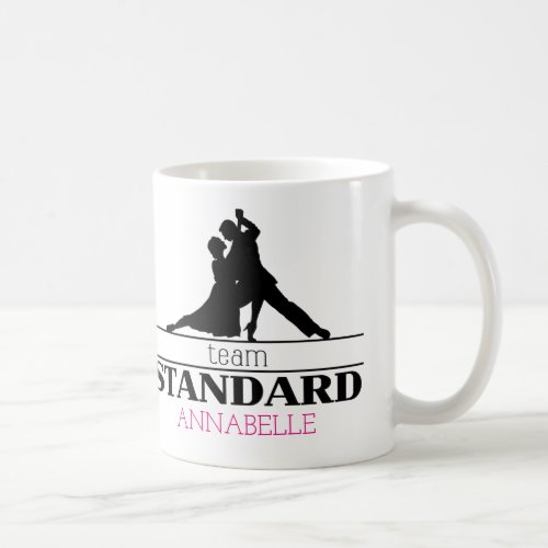 Team Standard Personalized Ballroom Dance Coffee Mug