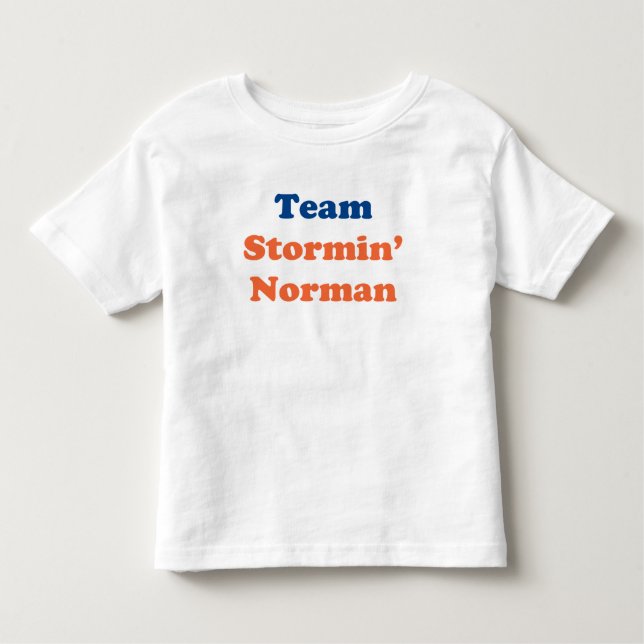 Team Stormin' Norman Toddler T-shirt (Front)