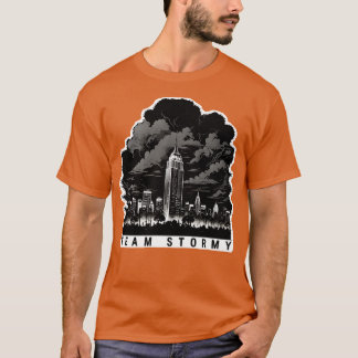 Team Stormy dark stormy clouds over NYC T-Shirt