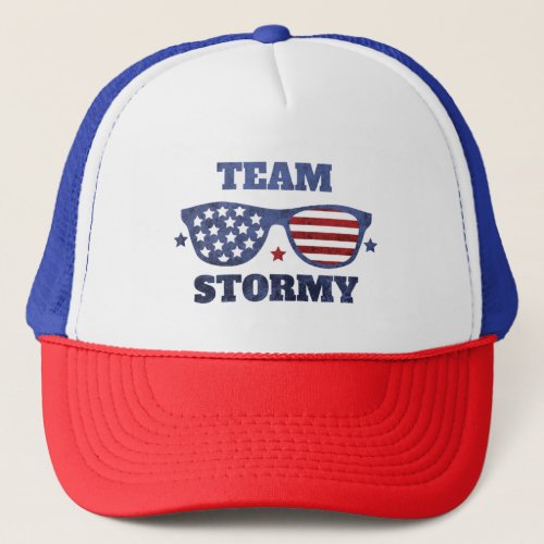 team stormy trucker hat