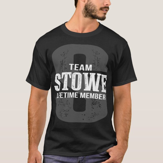 Team STOWE Lifetime Member T-Shirt (Front)