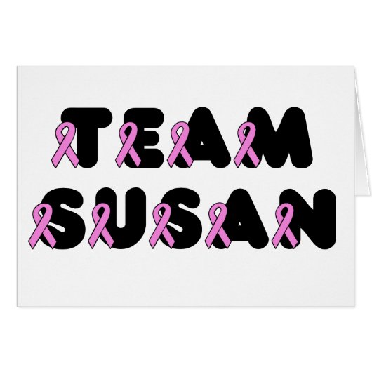 Team Susan Cards (Front Horizontal)