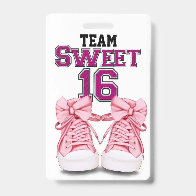Team Sweet 16  Badge - See Back (Front)