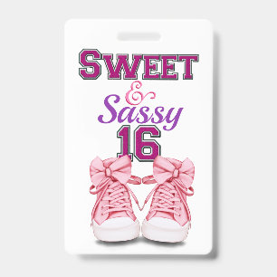 Team Sweet 16  Badge - See Back