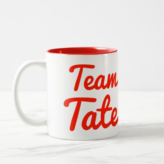 Team Tate Two-Tone Coffee Mug (Left)