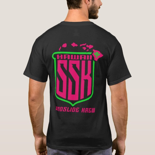 Team Tee (Green & Pink) (Back)