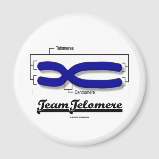 Team Telomere (Biology Humor) Magnet