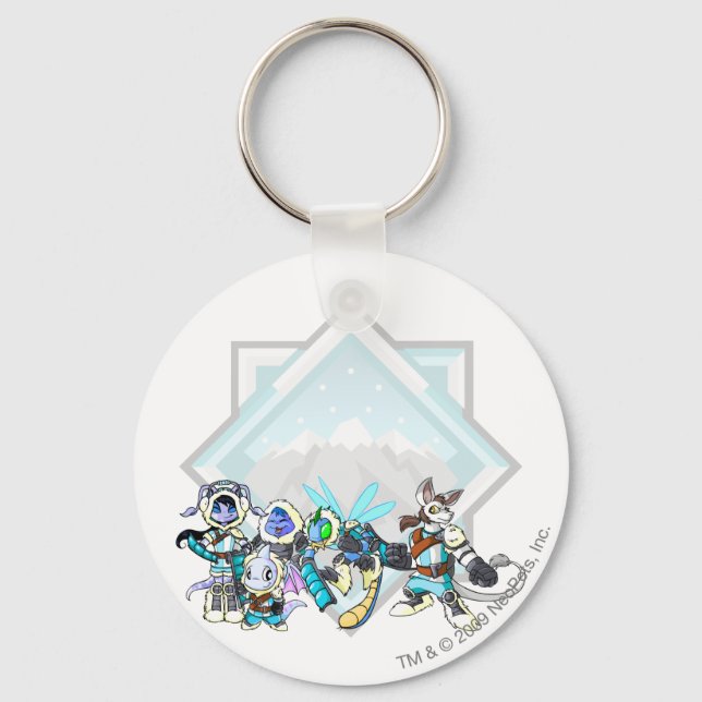 Team Terror Mountain Group Keychain (Front)