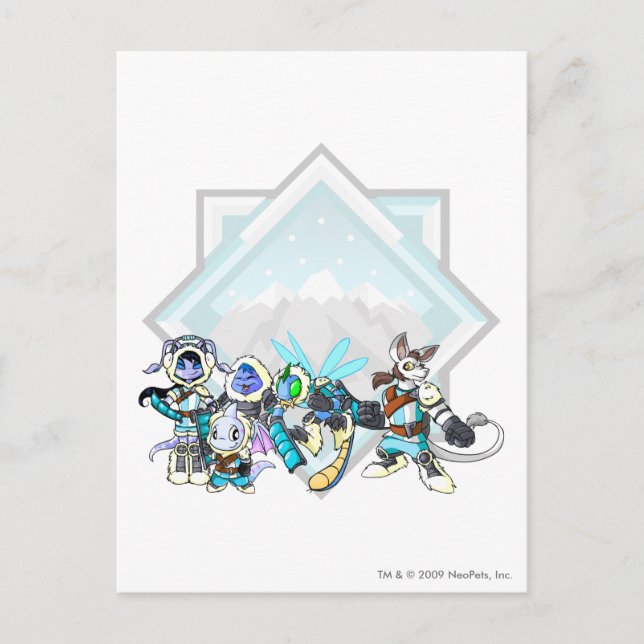 Team Terror Mountain Group Postcard (Front)