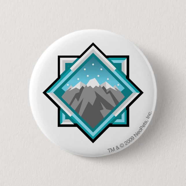 Team Terror Mountain Logo Pinback Button (Front)