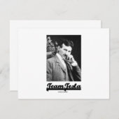 Team Tesla (Nikola Tesla) (Front/Back)