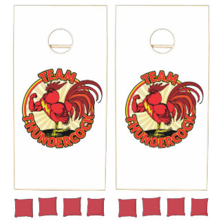 Team Thundercock Cornhole Set