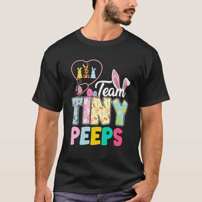 team tiny peeps, retro, vintage T-Shirt (Front)