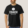 Team Trainer Coach Upload Logo Here Mens Black T-Shirt