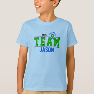 Team Transplant Sport Green Ribbon Customizable T-Shirt