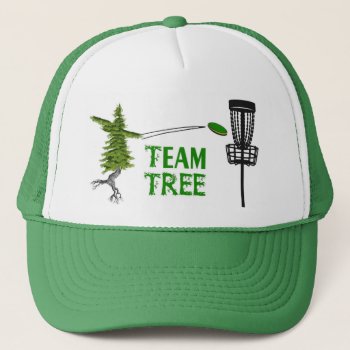 Team Tree Disc Golf Hat by ZAGHOO at Zazzle