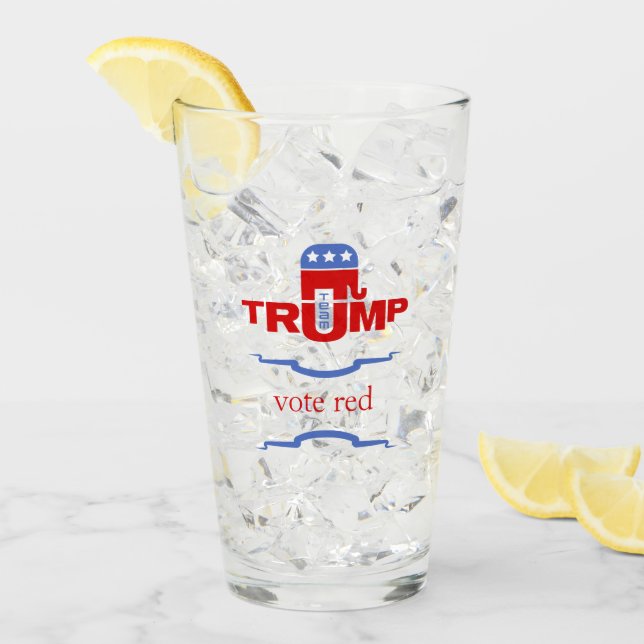 Team Trump Republican Glass (Front Ice)