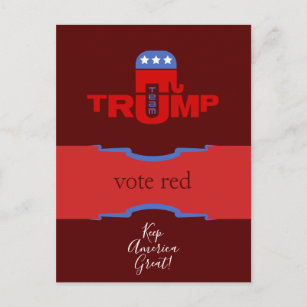 Team Trump Republican Postcard