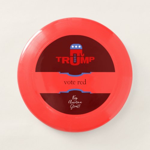Team Trump Republican Wham_O Frisbee
