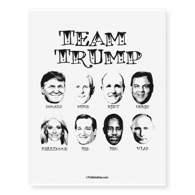 Team Trump Tattoos (Front)