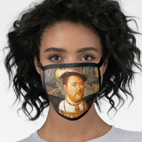 Team Tudor _ Portrait of King Henry VIII Face Mask