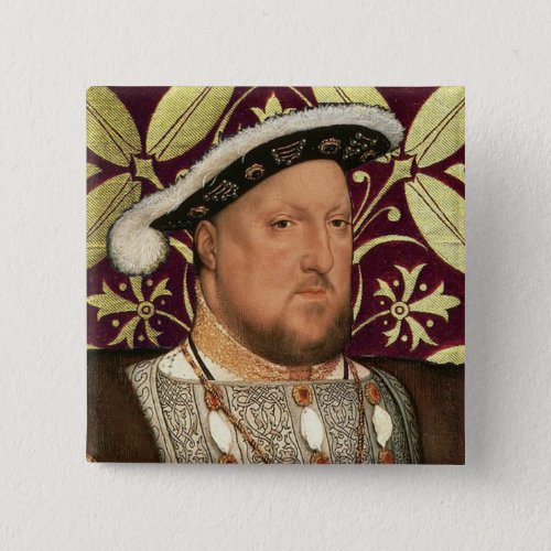 Team Tudor _ Portrait of King Henry VIII Pinback Button