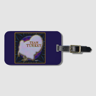 Team Turkey Luggage Tag