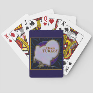 Team Turkey Poker Cards