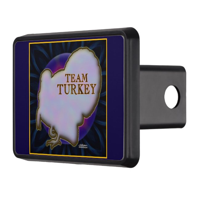Team Turkey Trailer Hitch Cover (Left)