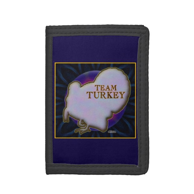 Team Turkey Trifold Wallet (Front Vertical)