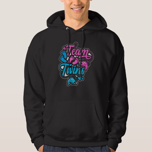 Team Twins for a Fishing   Hoodie (Front)