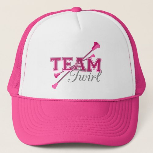 Team Twirl Baton Trucker Hat