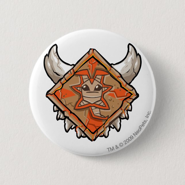 Team Tyrannia Logo Pinback Button (Front)