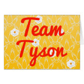 Team Tyson Cards (Front Horizontal)