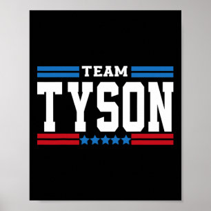 Team Tyson Lifetime Member Family Last Name Tyson Poster