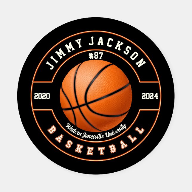Team - University - School Basketball Coaster Set (Single)