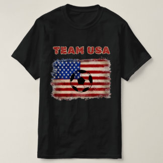 Team USA 2026 Distressed Flag Soccer Game Day T-Shirt
