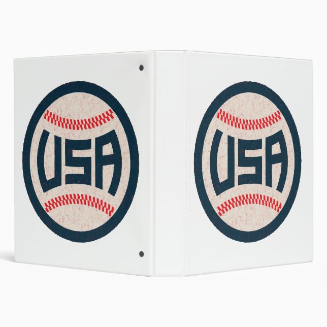 Team USA Baseball 3 Ring Binder (Background)