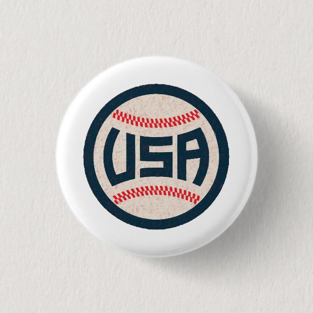 Team USA Baseball Button (Front)