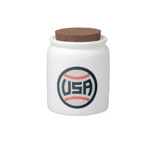 Team USA Baseball Candy Jar