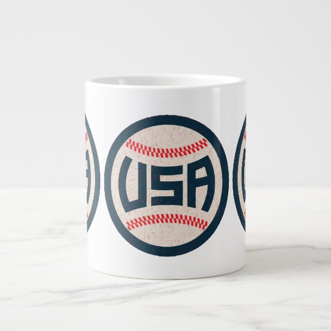 Team USA Baseball Giant Coffee Mug (Front)