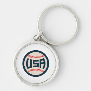 Team USA Baseball Keychain