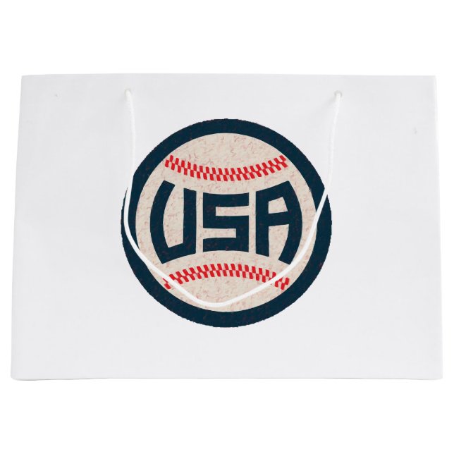 Team USA Baseball Large Gift Bag (Front)