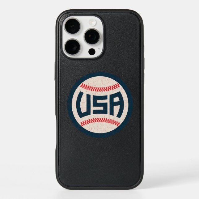 Team USA Baseball Otterbox iPhone Case (Back)