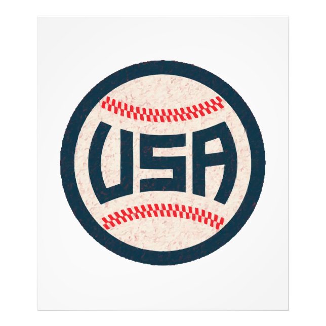 Team USA Baseball Photo Print (Front)