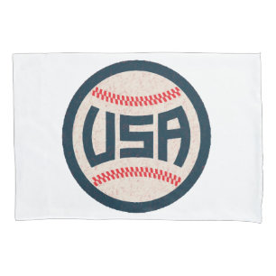 Team USA Baseball Pillow Case